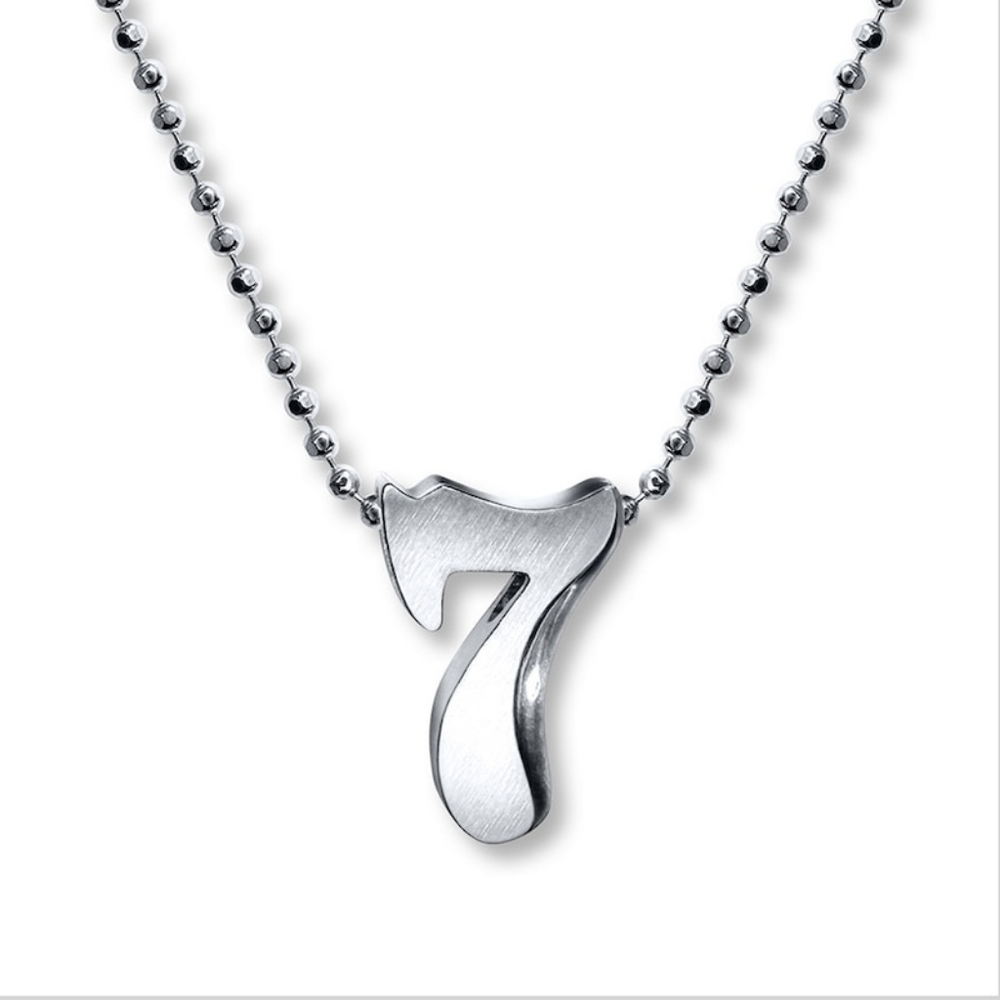 🍀 Alex Woo Sterling Silver Little Number "7" Charm 🍀